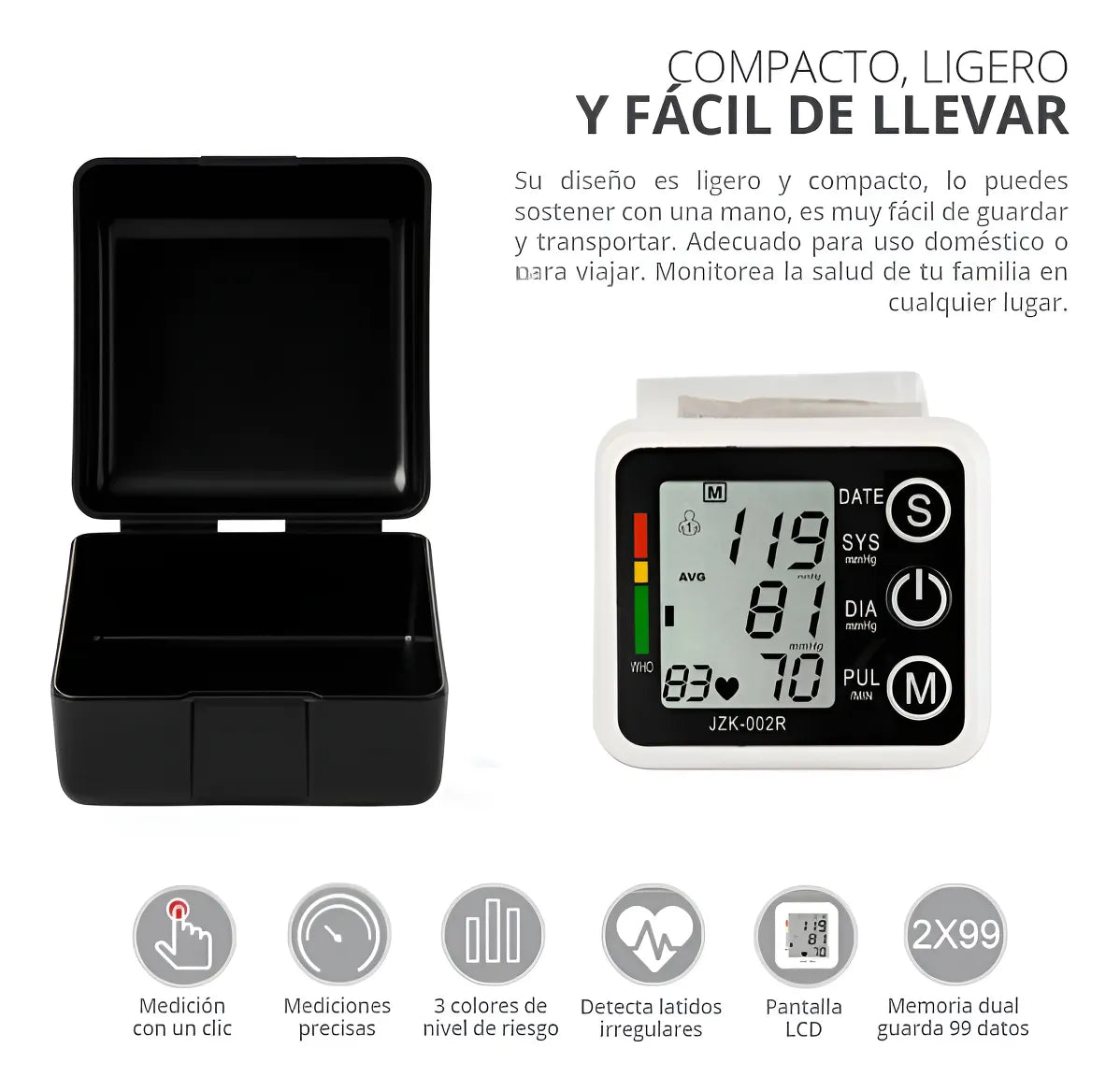 Monitor de presión digital con voz para información de resultado👨⚕️👨⚕️