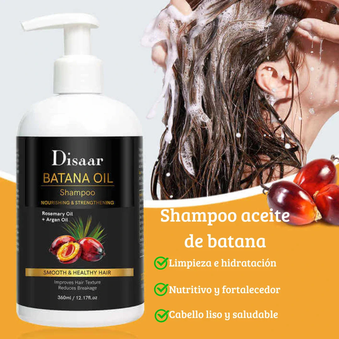 Kit capilar de aceite batana, Shampoo, serum, acondicionador⭐