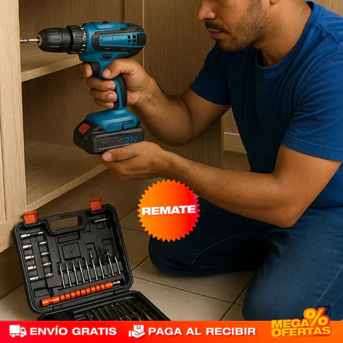 Taladro inalámbrico set 23 piezas👷⚡️