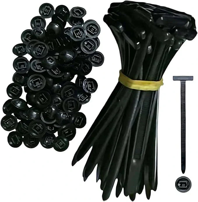 🛠️ Tirrap tipo botones ¡Reparaciones Fáciles y Duraderas! 40unidades