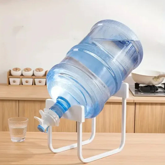 Soporte para botellón de agua de acero inoxidable + boquilla
