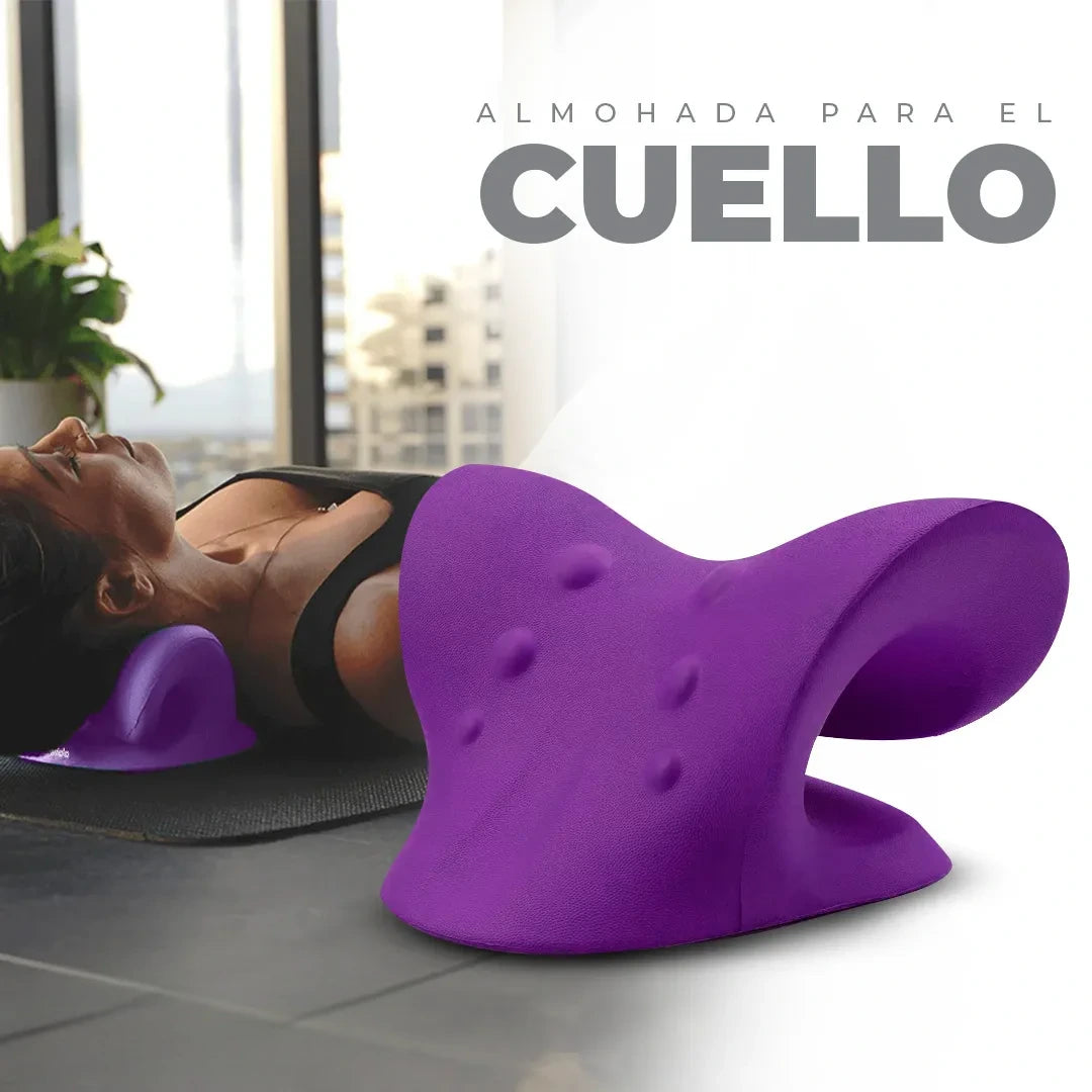 Almohada Tracción cervical®  Alivio de la columna y cervical desde casa