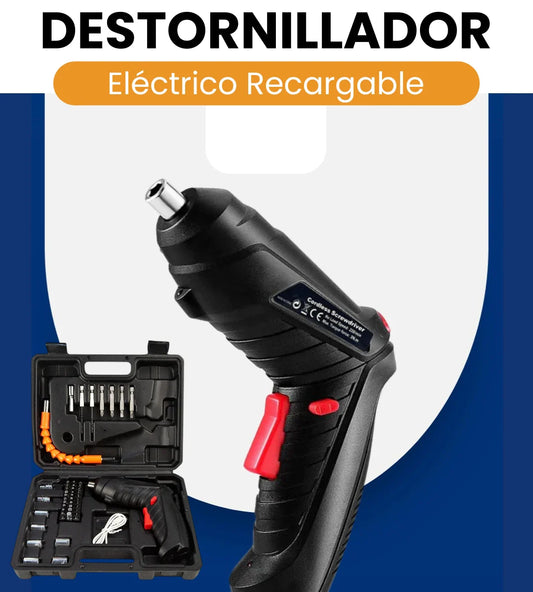 Kit Destornillador Eléctrico Recargable 47 Piezas🛠️ ⚡¡OFERTA LIQUIDACION!⚡