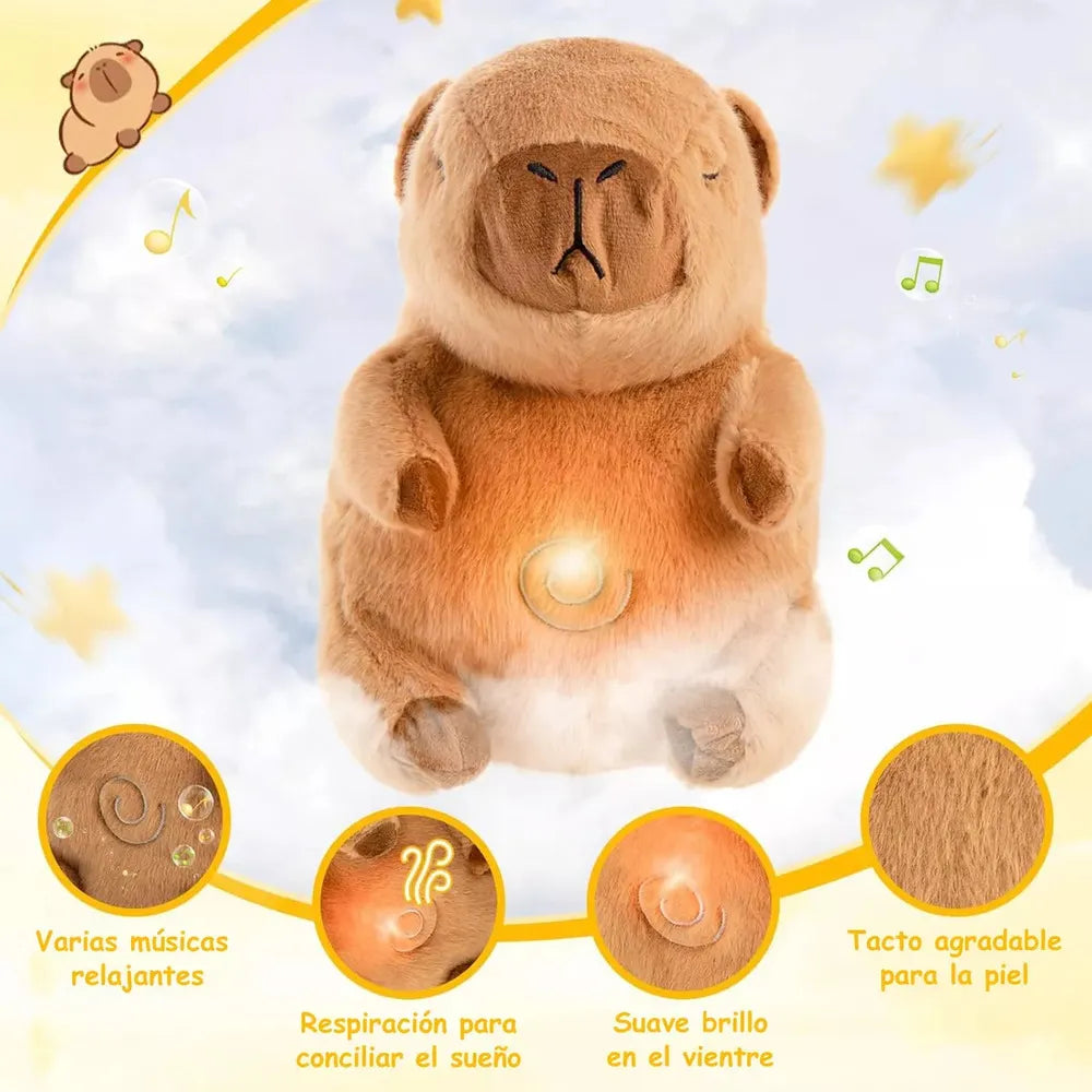 🧸 ¡Dile adiós a las noches de desvelo y depresión! Con El Capibara que respira💤