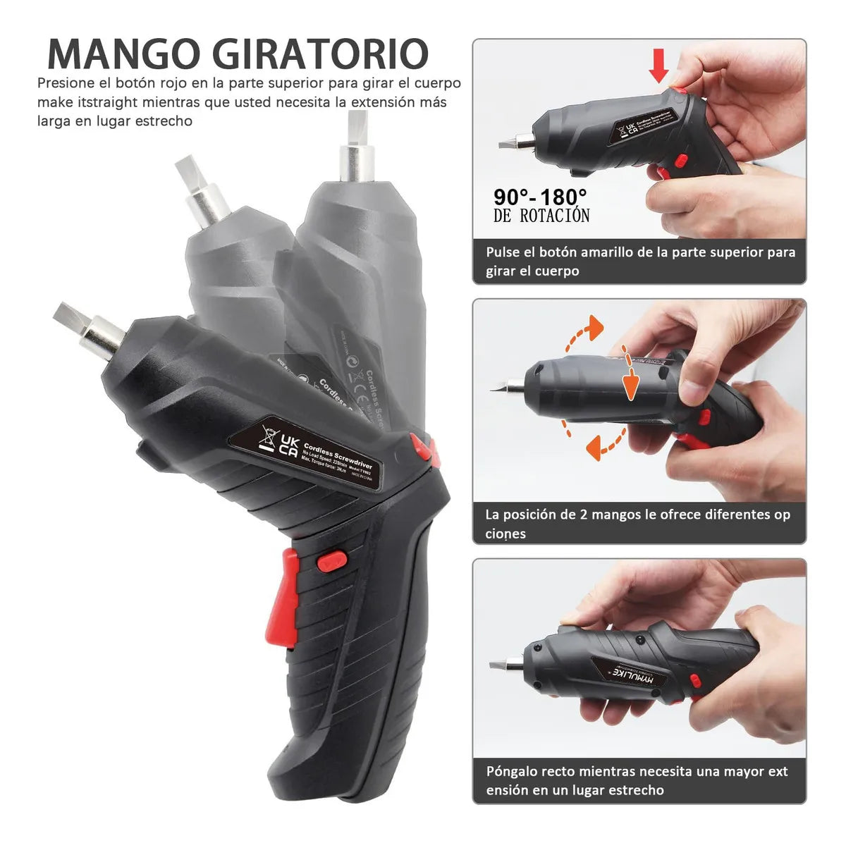 Kit Destornillador Eléctrico Recargable 47 Piezas🛠️ ⚡¡OFERTA LIQUIDACION!⚡