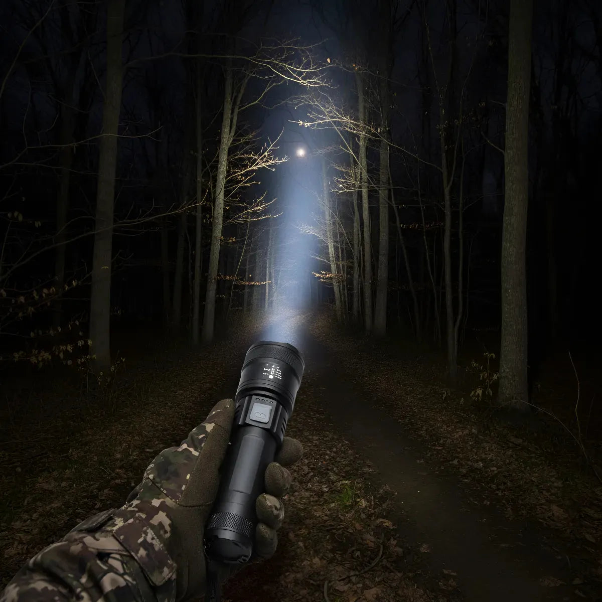 Linterna Táctica militar con cargador incluido para teléfono🔥🔋