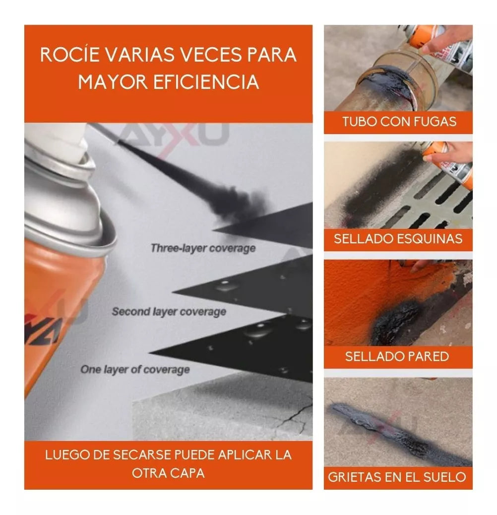Spray Sellador impermeabilizante contra filtraciones y grietas Board Coating™ 700ml