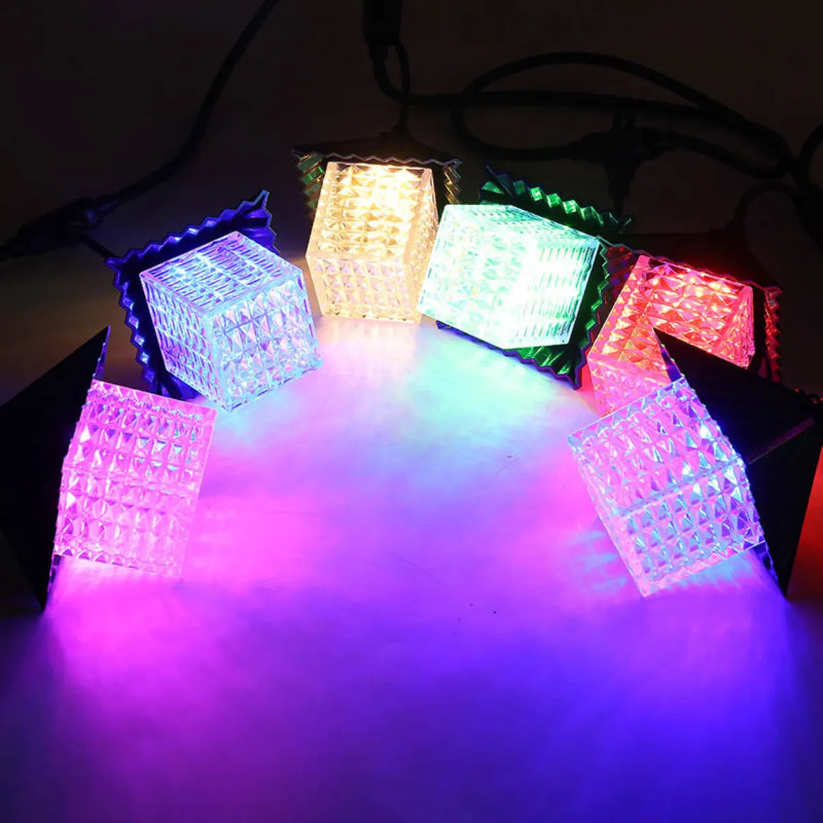 Lampara guirnaldas con panel solar/10 lámparas 5 metros