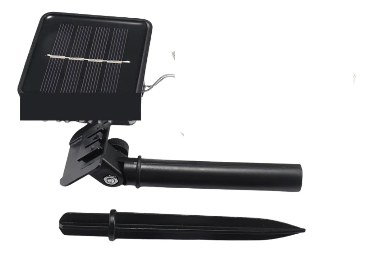 Lampara guirnaldas con panel solar/10 lámparas 5 metros