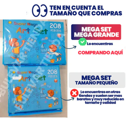 Mega Set de arte 208 piezas El mejor regalo🎁