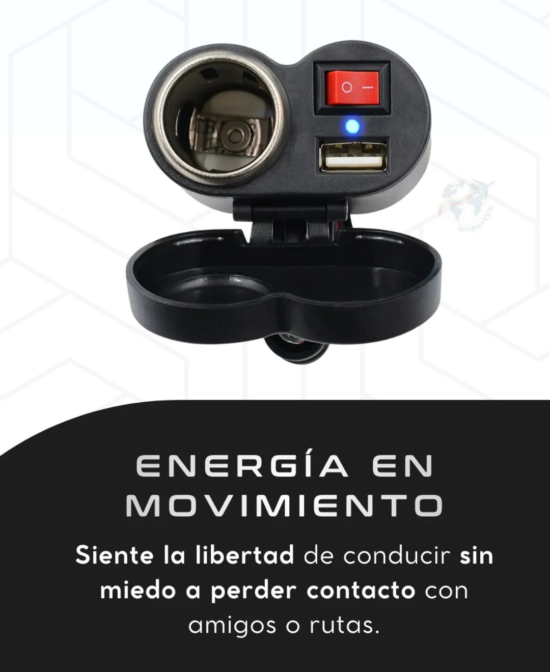 ⚡ Cargador de Teléfono para Moto USB - ¡Nunca te Quedes sin Batería! 🏍️