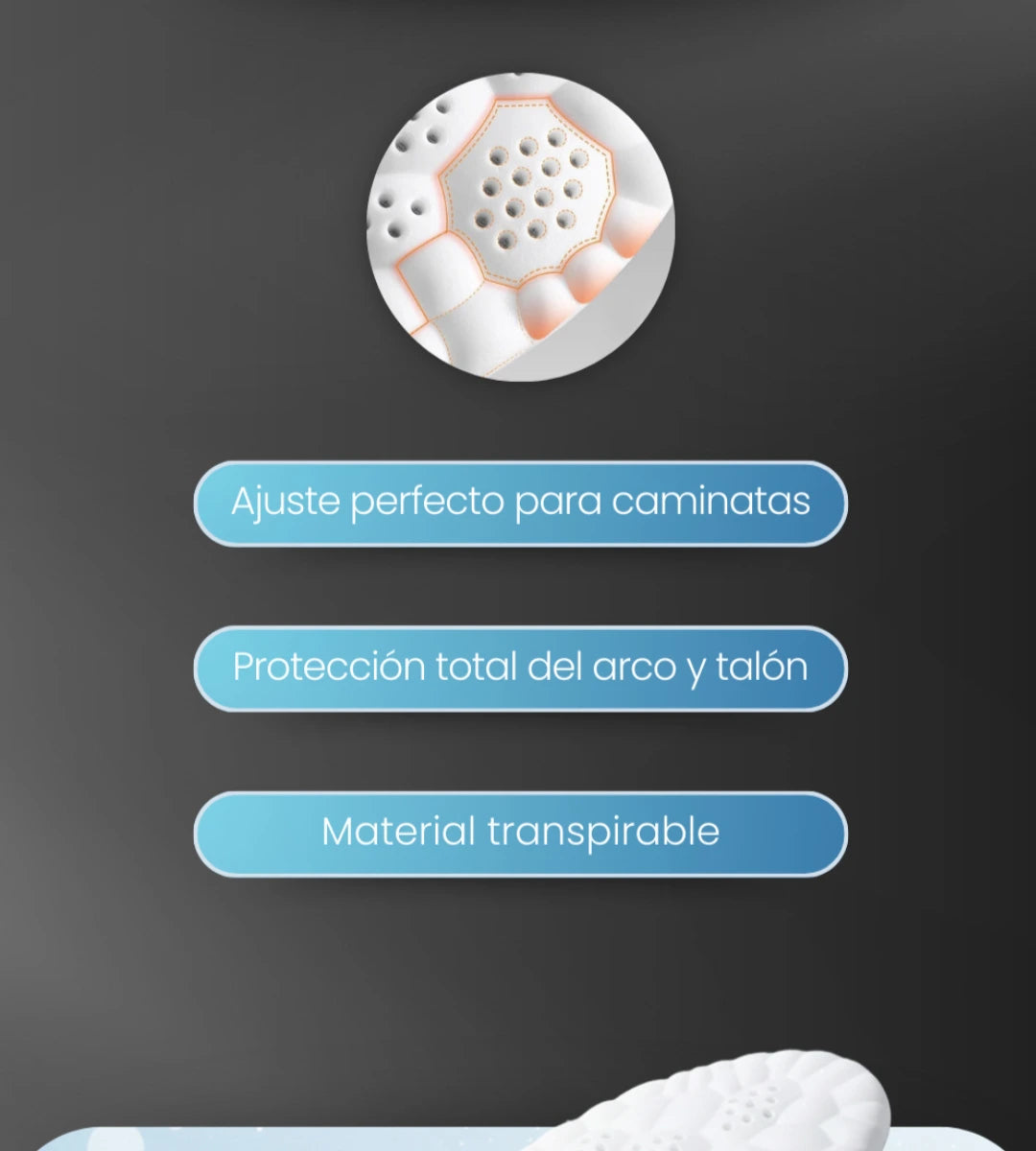 Plantillas 4D absorbe de golpes -Alivio de dolores diarios👣👣