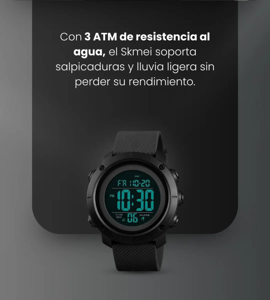 Reloj Táctico militar ultra resistente 50m💧