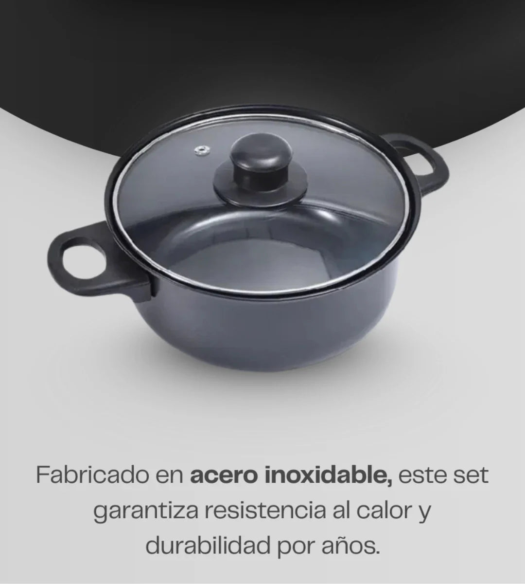 🍳 ¡Transforma tu cocina hoy! Juego de Utensilios de 13 Piezas Acero inoxidable