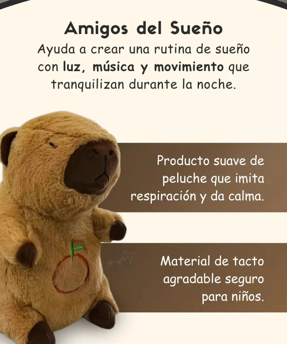 🧸 ¡Dile adiós a las noches de desvelo y depresión! Con El Capibara que respira💤