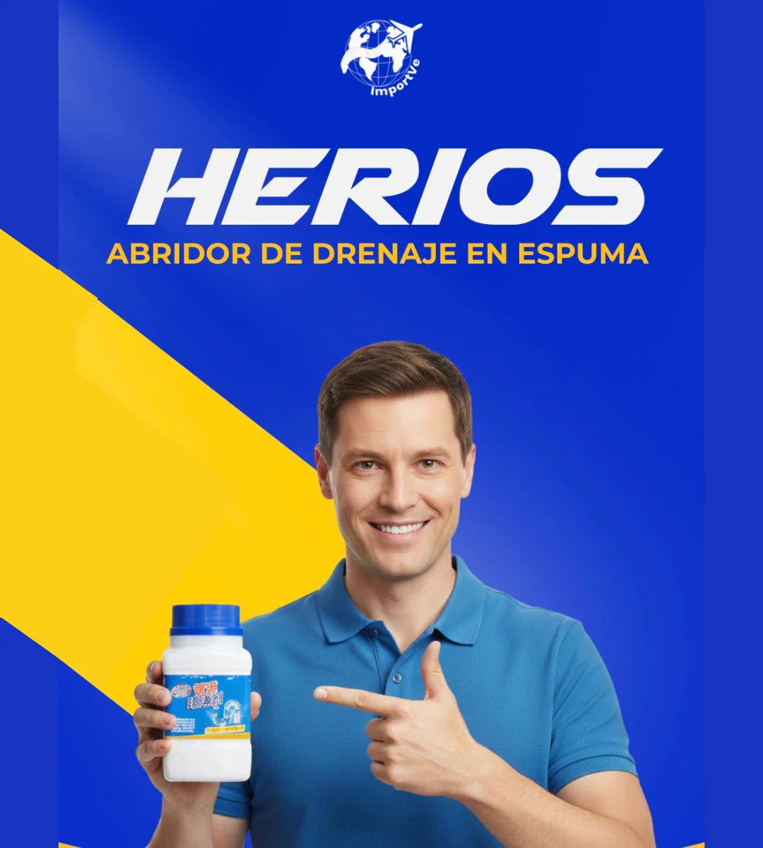 Destapa cañería en polvoSuper Cleaner Prime™ 260gr ( 2 x 1 )