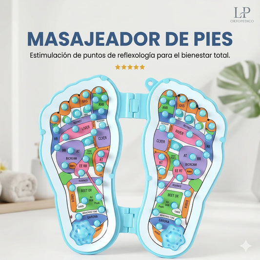 ✨ ¡Dale a tus pies el descanso que merecen! Masajeador de Pies Reflexológico🦶