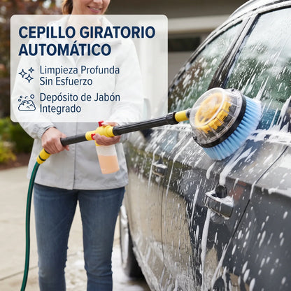 Cepillo Automático Giratorio Para Lavar Vehículo🧼🚗