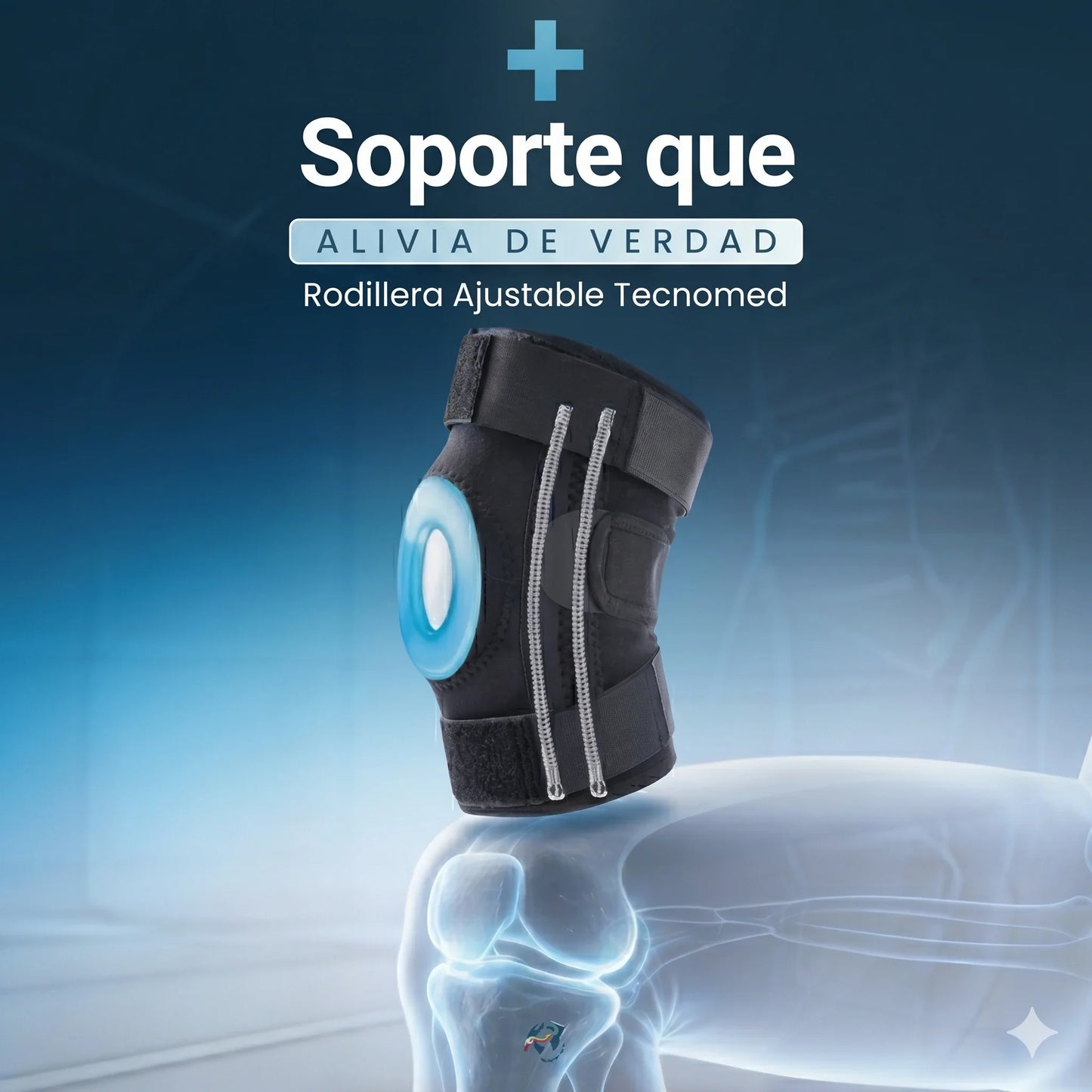 Libertad de Movimiento Sin Dolor🏃‍♂️✨ Rodillera con Soporte de Gel para la Rótula