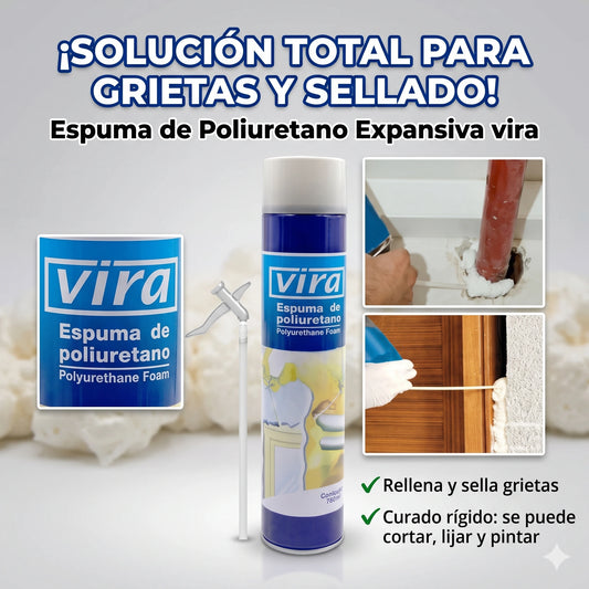 🛠️ Espuma Expansiva de Poliuretano - Aislamiento Total y Sellado Profesional 700ml