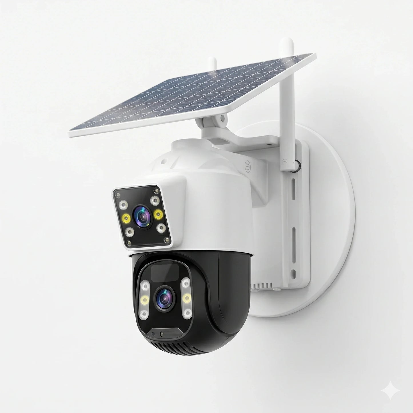 Cámara Wi-Fi Inalámbrica con Panel Solar Rotación 360° 1920p HD