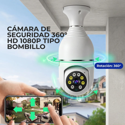 Vigila y protege a los tuyos 👀 Cámara de Seguridad 360°