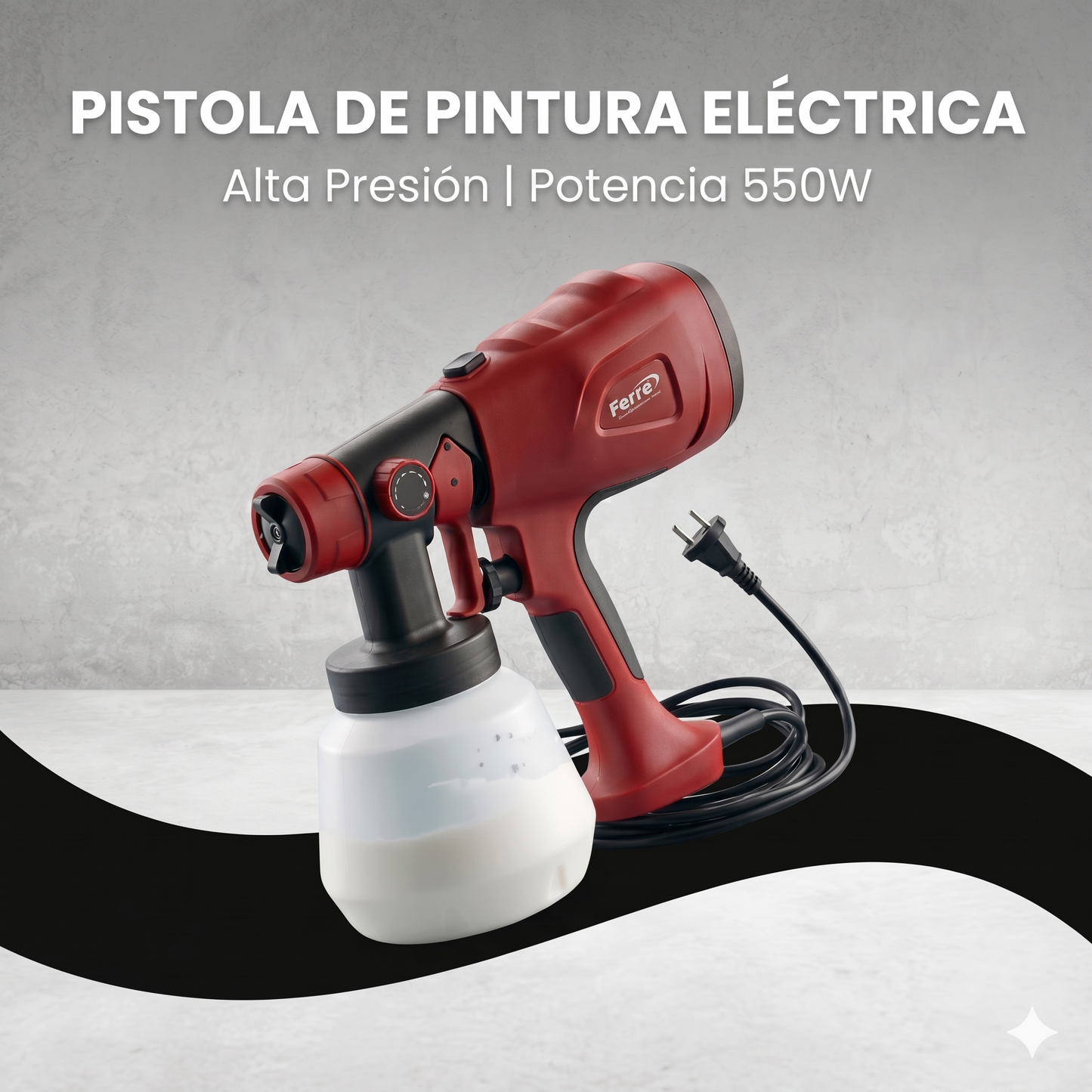 Pistola Pulverizadora Eléctrica de Alta Presión🎨✨