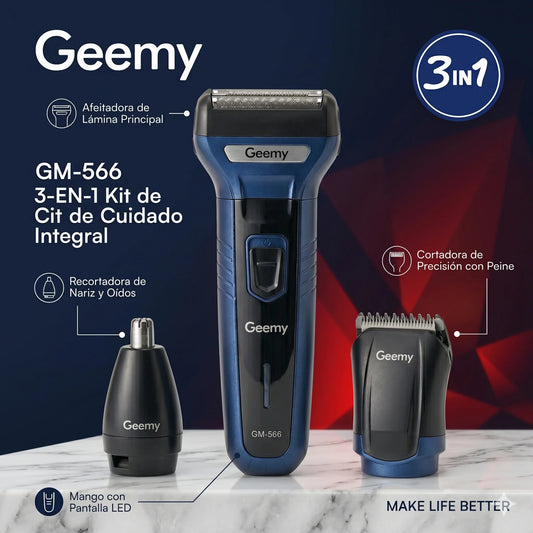 Maquina De Afeitar 3 En 1 Geemy®︎ 🪒💈