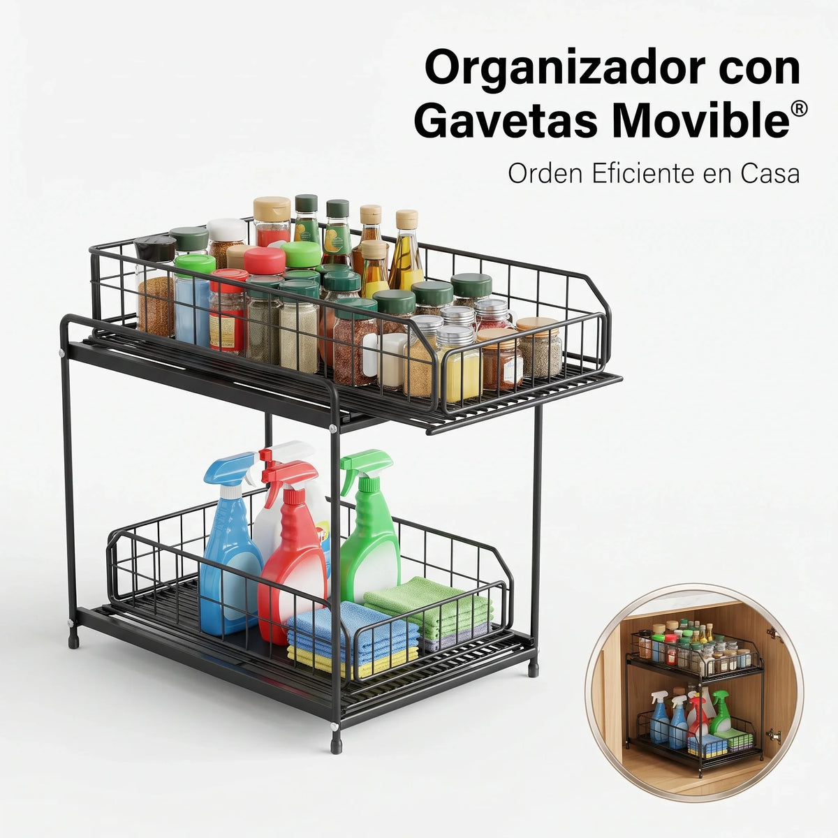 Organizador con Gaveta Movibles🏡✨ | ¡Transforma tu Hogar!