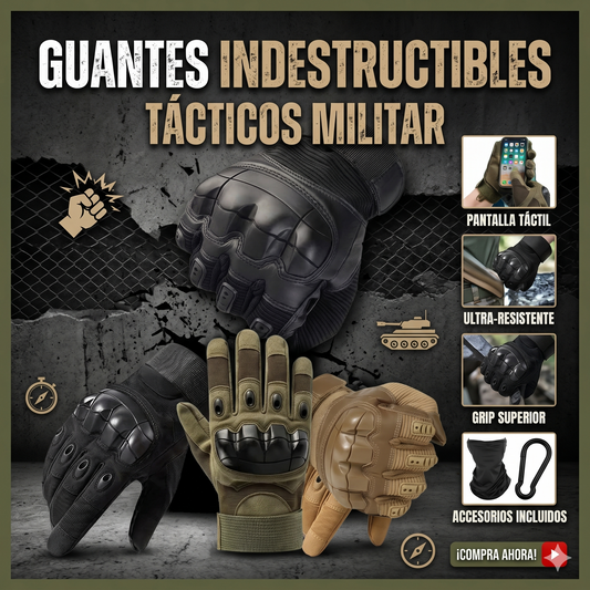 🥊 Guantes Indestructibles Tácticos Militar: La Máxima Protección Para Tus Manos 🔨🏍️