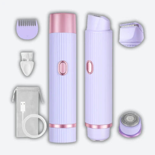 Depiladora Recargable 2 en 1 ✨ Piel suave, segura y sin irritación en minutos 💜