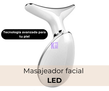 Masajeador Facial Rostro y Papada Con Luz LED