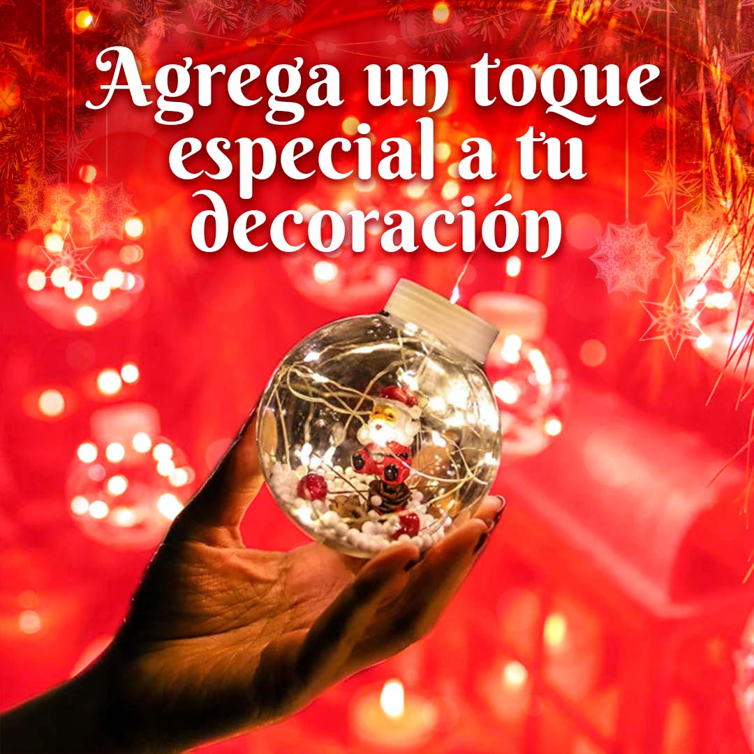 Guirnalda navideña 3mt 10 bombillos