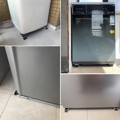 Barras deslizan con ruedas para mover objetos