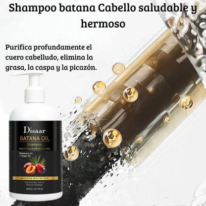 Kit capilar de aceite batana, Shampoo, serum, acondicionador⭐