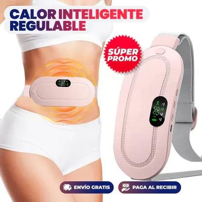 Cinturon calefactado para dolores menstruales y dolor lumbar
