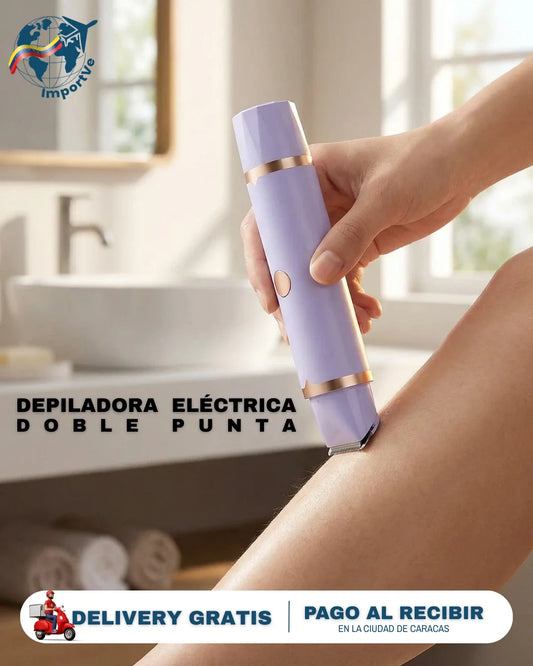 Depiladora Recargable 2 en 1 ✨ Piel suave, segura y sin irritación en minutos 💜