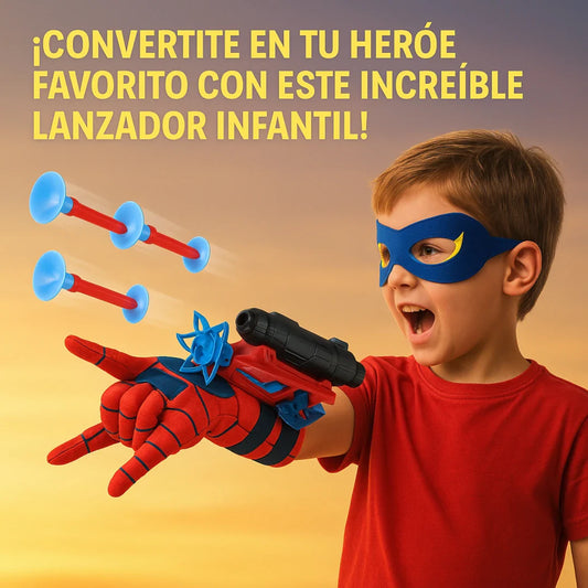 Guante lanza telaraña Spiderman Pro