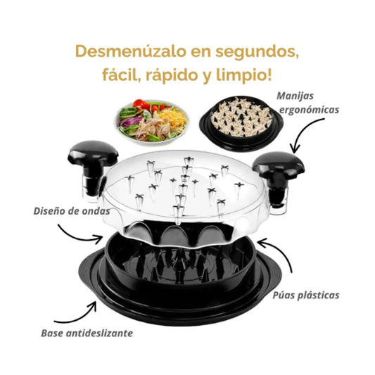 Desmenuzador Pro de Rotación! ✨ de pollo y carne